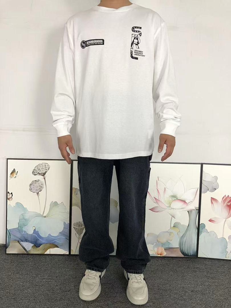 Neighborhood 108 NEIGHBORHOOD LONG SLEEVED 1112111602 (Im 170Cm 60Kg I Wear Size M In The Phot) - Image 3