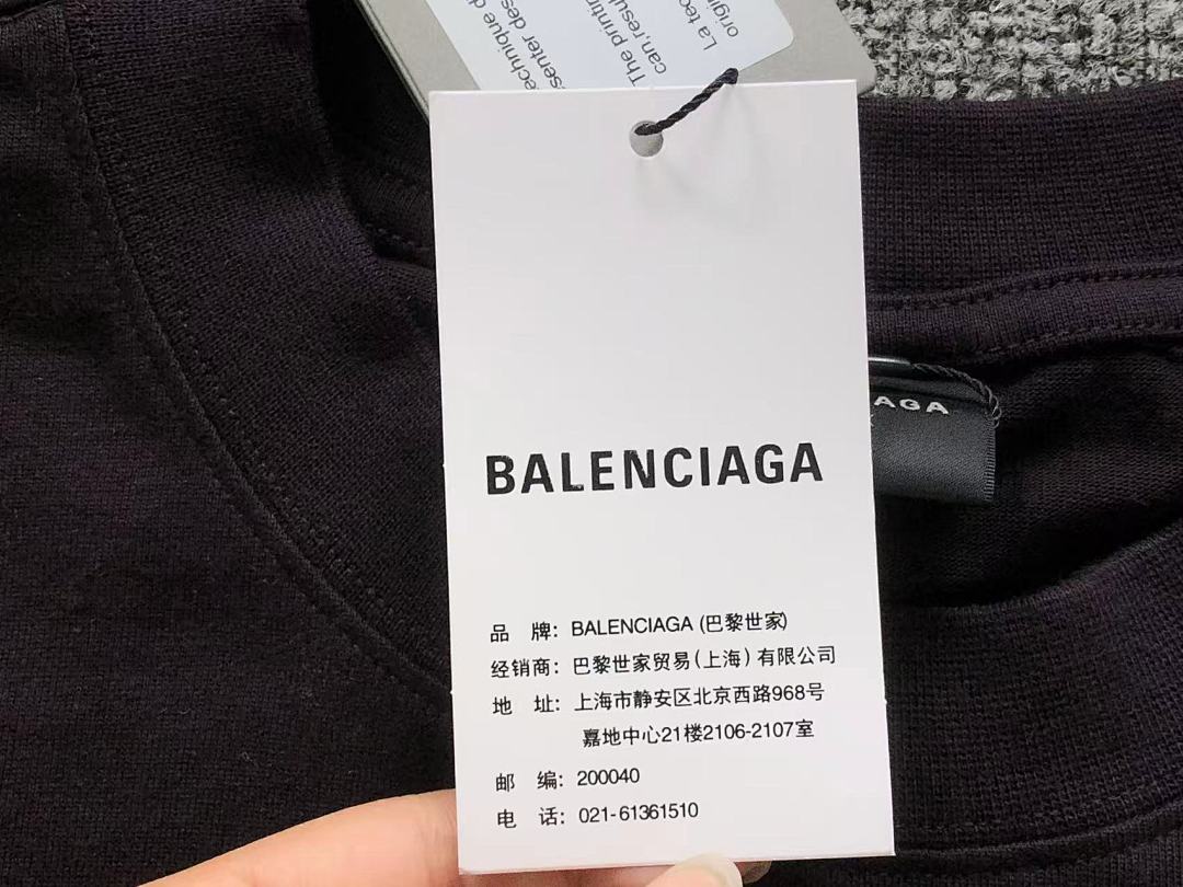 Balenciaga 135 B⭐L⭐⭐⭐IA⭐A T-SHIRT 42041302163 (Im 170Cm 60Kg I Wear Size XS In The Phot) - Image 18