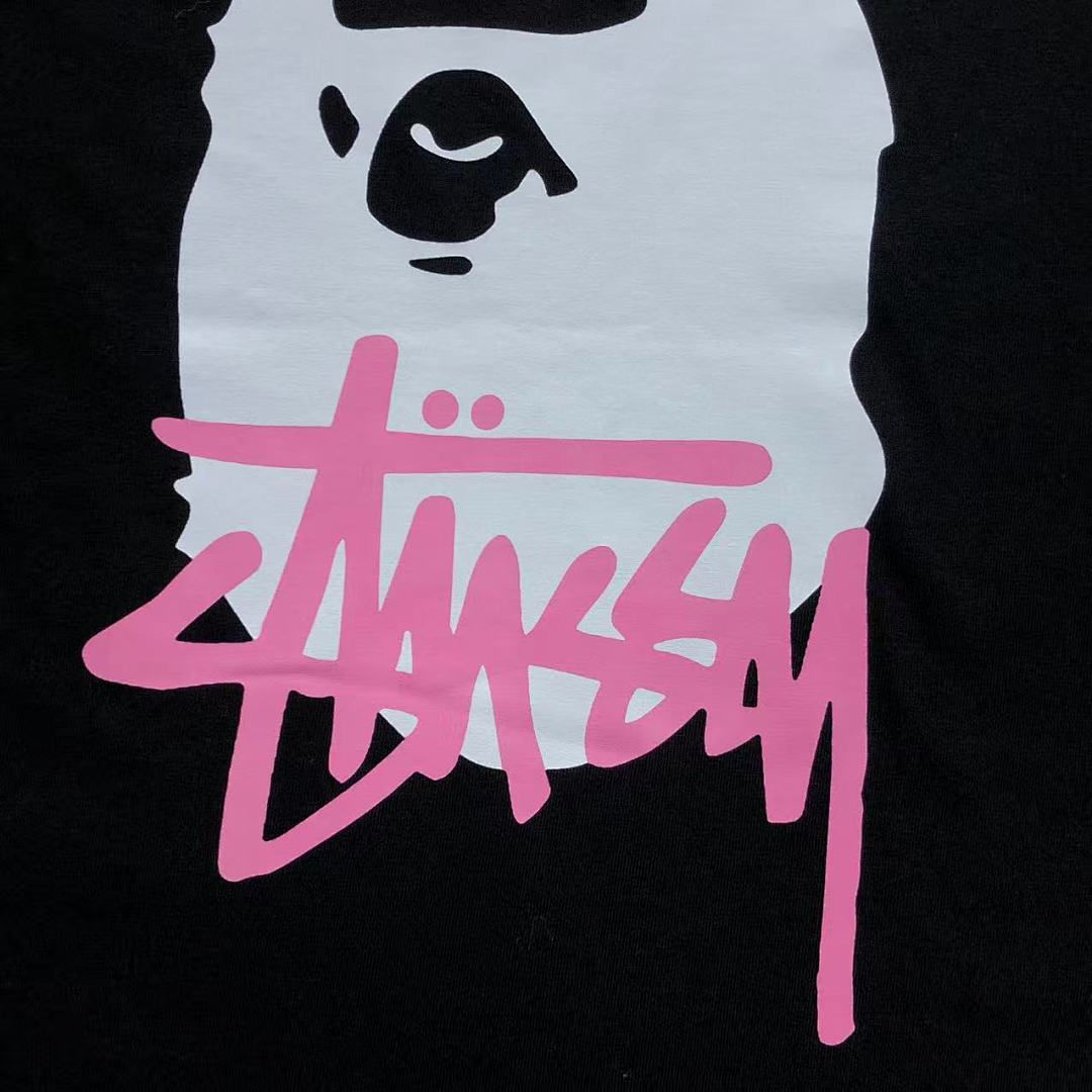 Bape 85 BAPE STUSSY T-SHIRT 3111050321 (Im 170Cm 60Kg I Wear Size M In The Phot) - Image 11