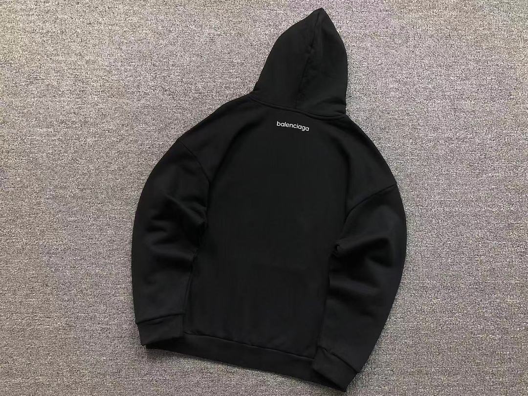 Balenciaga 218 B⭐L⭐⭐⭐IA⭐A HOODIE 42082922163 (Im 170Cm 60Kg I Wear Size S In The Phot) - Image 10