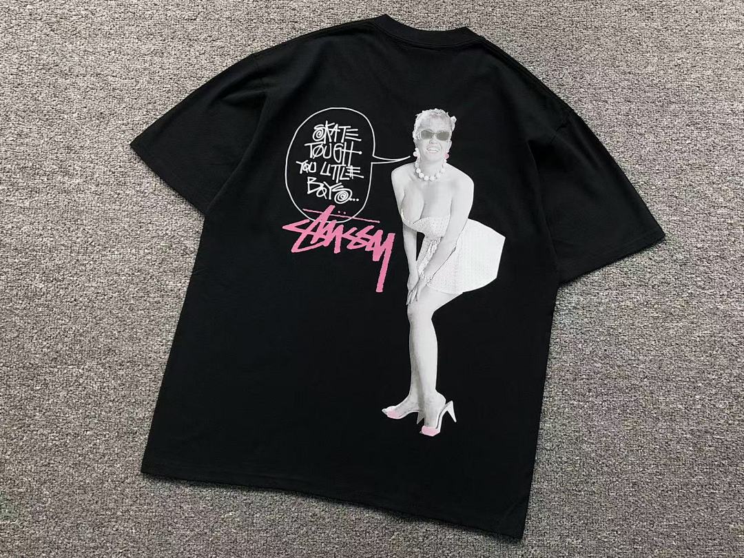 Stussy 78 STUSSY T-SHIRT 571221123 (Im 170Cm 60Kg I Wear Size L In The Phot) - Image 8