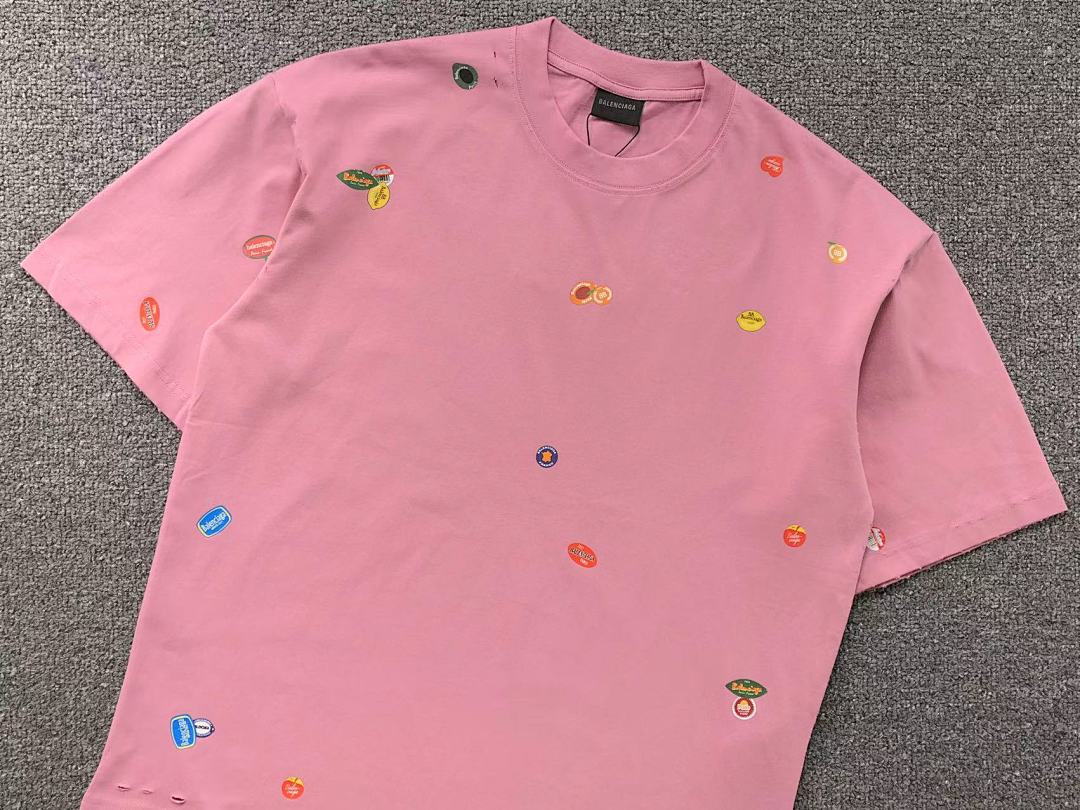 Balenciaga 125 B⭐L⭐⭐⭐IA⭐A T-SHIRT 413272421 (Im 170Cm 60Kg I Wear Size S In The Phot) - Image 7