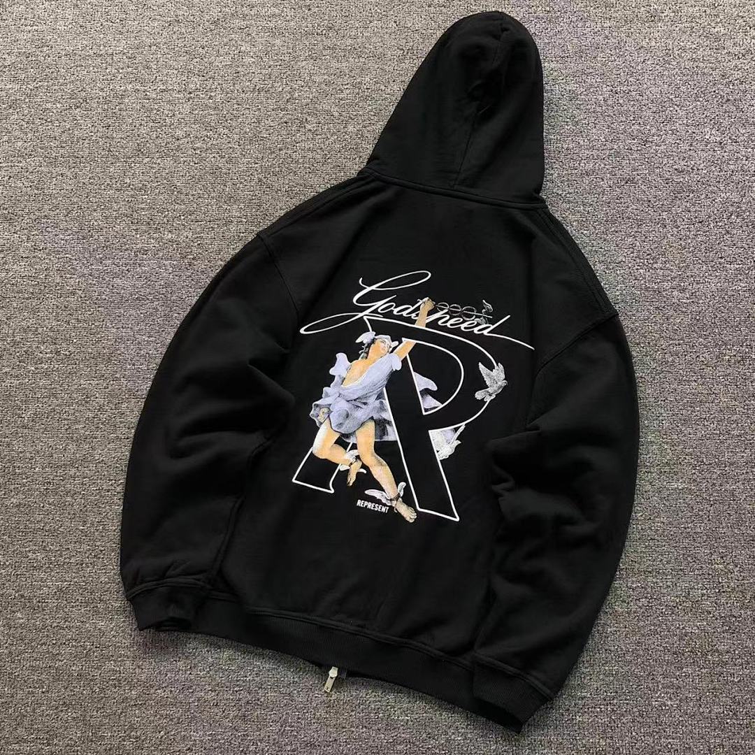 Represent 135 REPRESENT HOODIE 510031591 (Im 170Cm 60Kg I Wear Size S In The Phot)