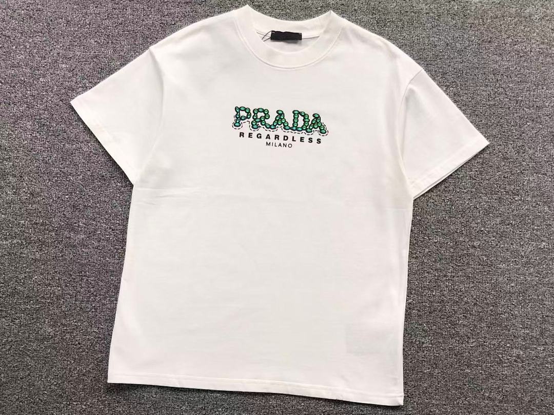 Prada 168 P⭐A⭐A T-SHIRT 22032008001 (Im 170Cm 60Kg I Wear Size S In The Phot) - Image 7