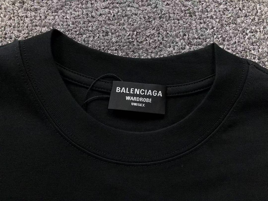 Balenciaga 108 B⭐L⭐⭐⭐IA⭐A T-SHIRT 411142121 (Im 170Cm 57Kg I Wear Size M In The Phot) - Image 25