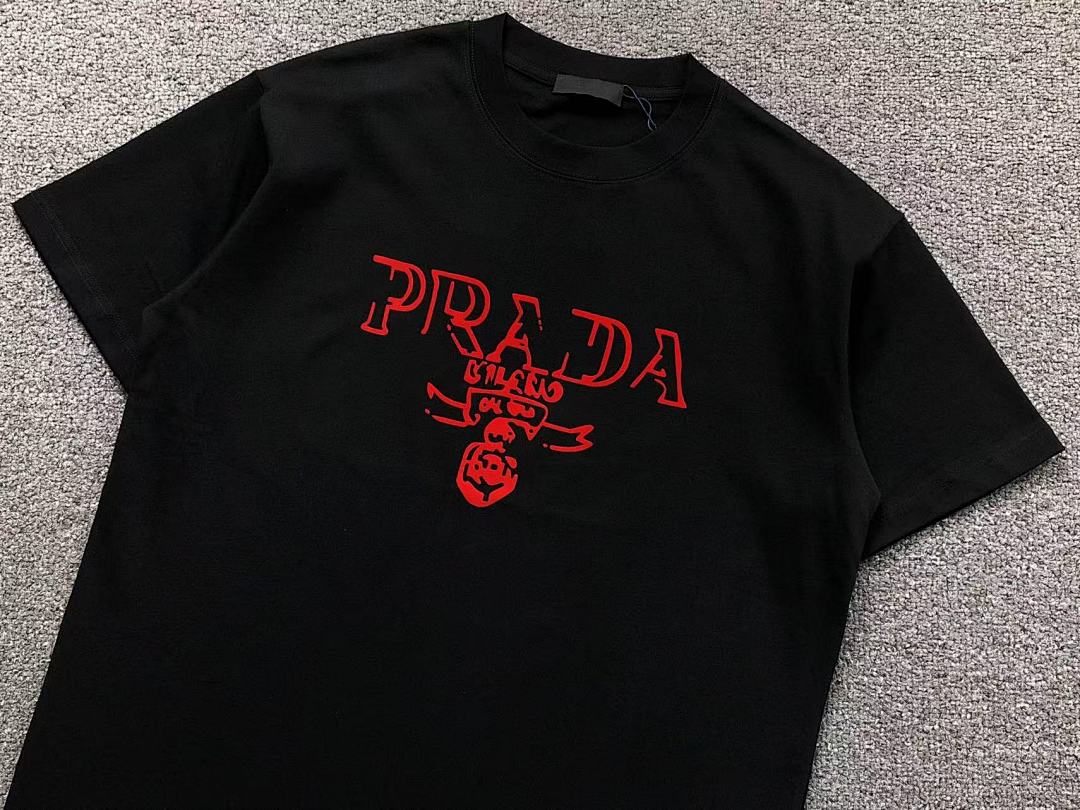 Prada 118 P⭐A⭐A T-SHIRT 41080211133 (Im 170Cm 60Kg I Wear Size XL In The Phot) - Image 12