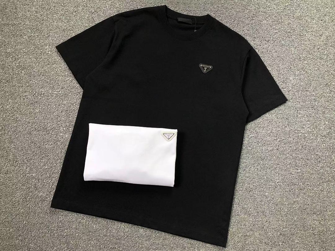 Prada 118 P⭐A⭐A T-SHIRT 11122008137 (Im 170Cm 55Kg I Wear Size M In The Phot) - Image 15