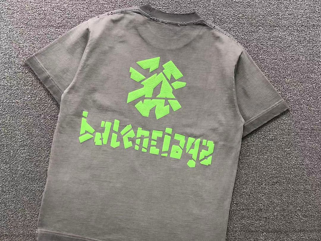 Balenciaga 125 B⭐L⭐⭐⭐IA⭐A T-SHIRT 5207271081 (Im 170Cm 60Kg I Wear Size S In The Phot) - Image 9