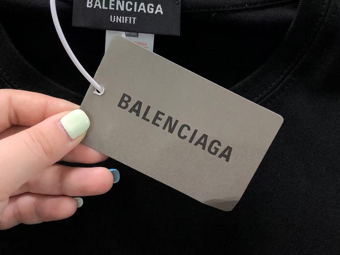 Balenciaga 115 B⭐L⭐⭐⭐IA⭐A T-SHIRT 22051316172 (Im 170Cm 60Kg I Wear Size M In The Phot) - Image 23