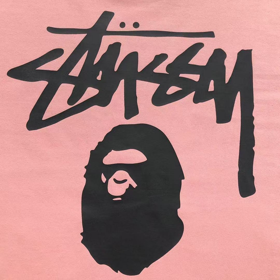 Bape 78 BAPE STUSSY T-SHIRT 1102091142 (Im 170Cm 55Kg I Wear Size S In The Phot) - Image 8