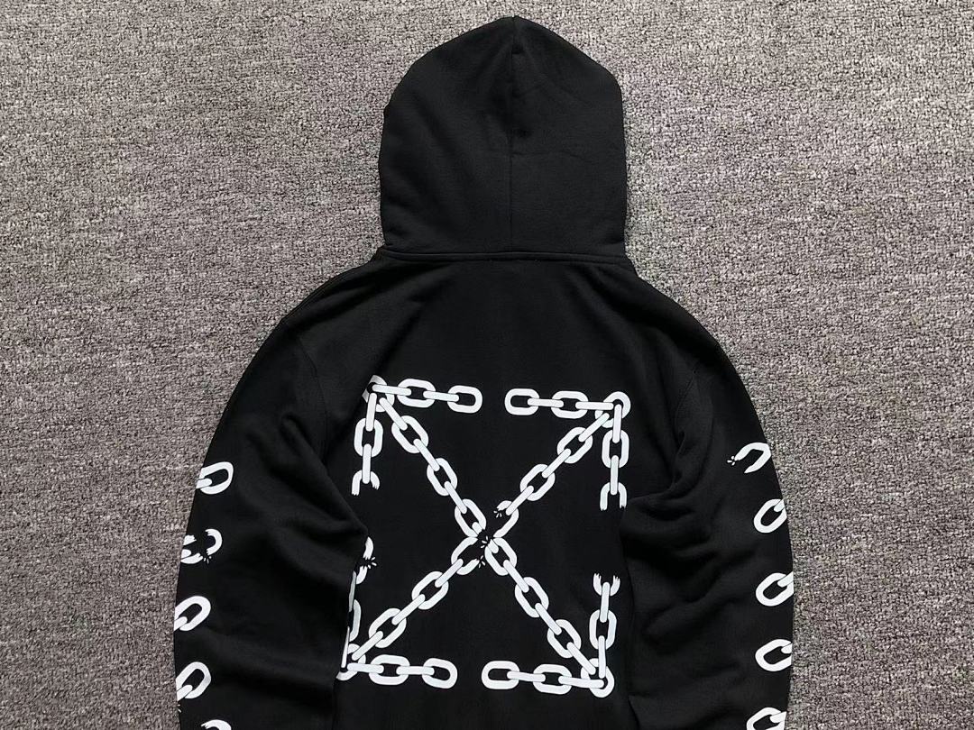 Off-White 208 OFF-WHITE (WHITE HOODIE) - Image 4