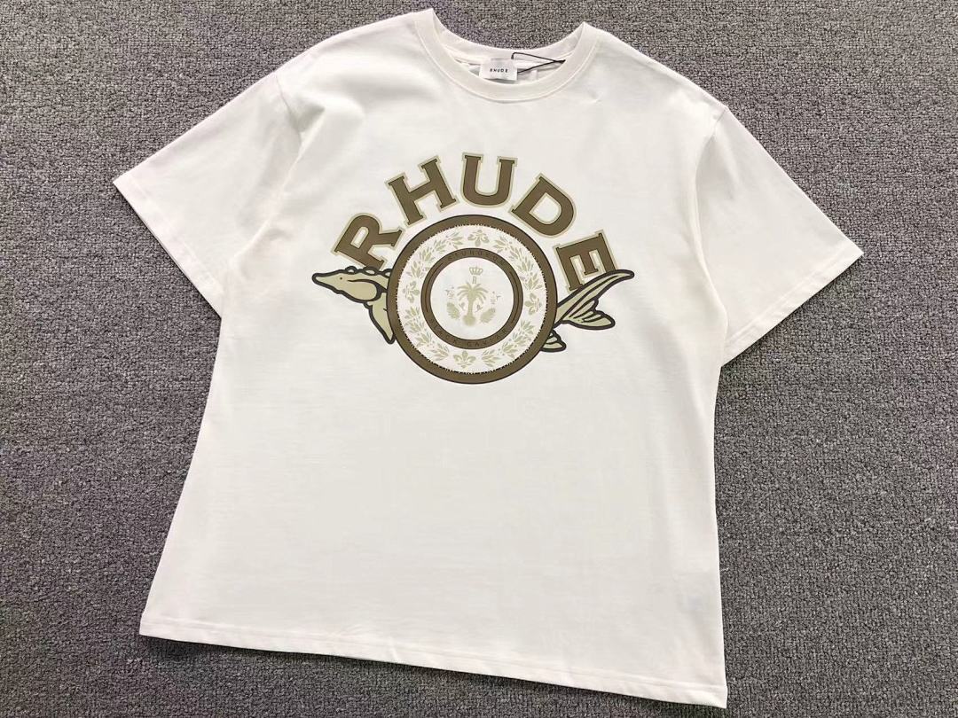 Rhude 95 RHUDE T-SHIRT 1103160721 (Im 170Cm 60Kg I Wear Size M In The Phot) - Image 7