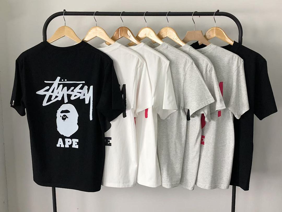 Bape 79 BAPE STUSSY T-SHIRT 411182242 (Im 170Cm 57Kg I Wear Size S In The Phot) - Image 41