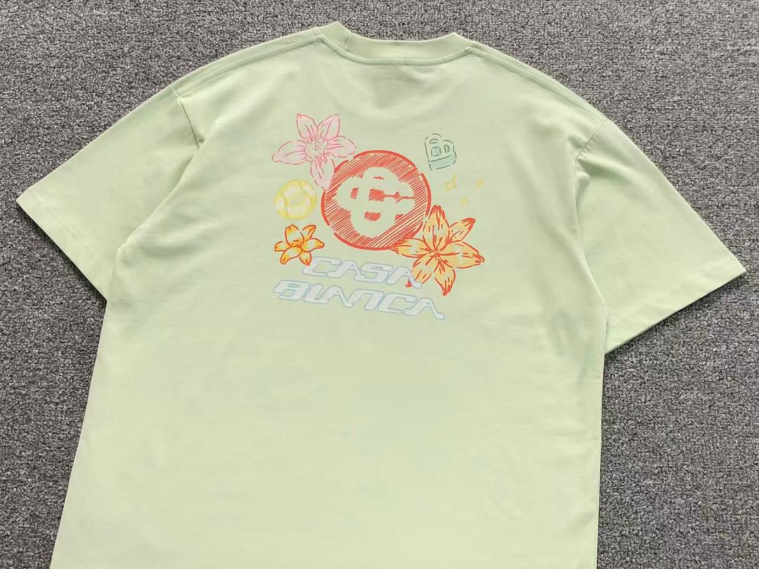 Casablanca 105 CASABLANCA T-SHIRT 52071802127 (Im 170Cm 60Kg I Wear Size L In The Phot) - Image 17