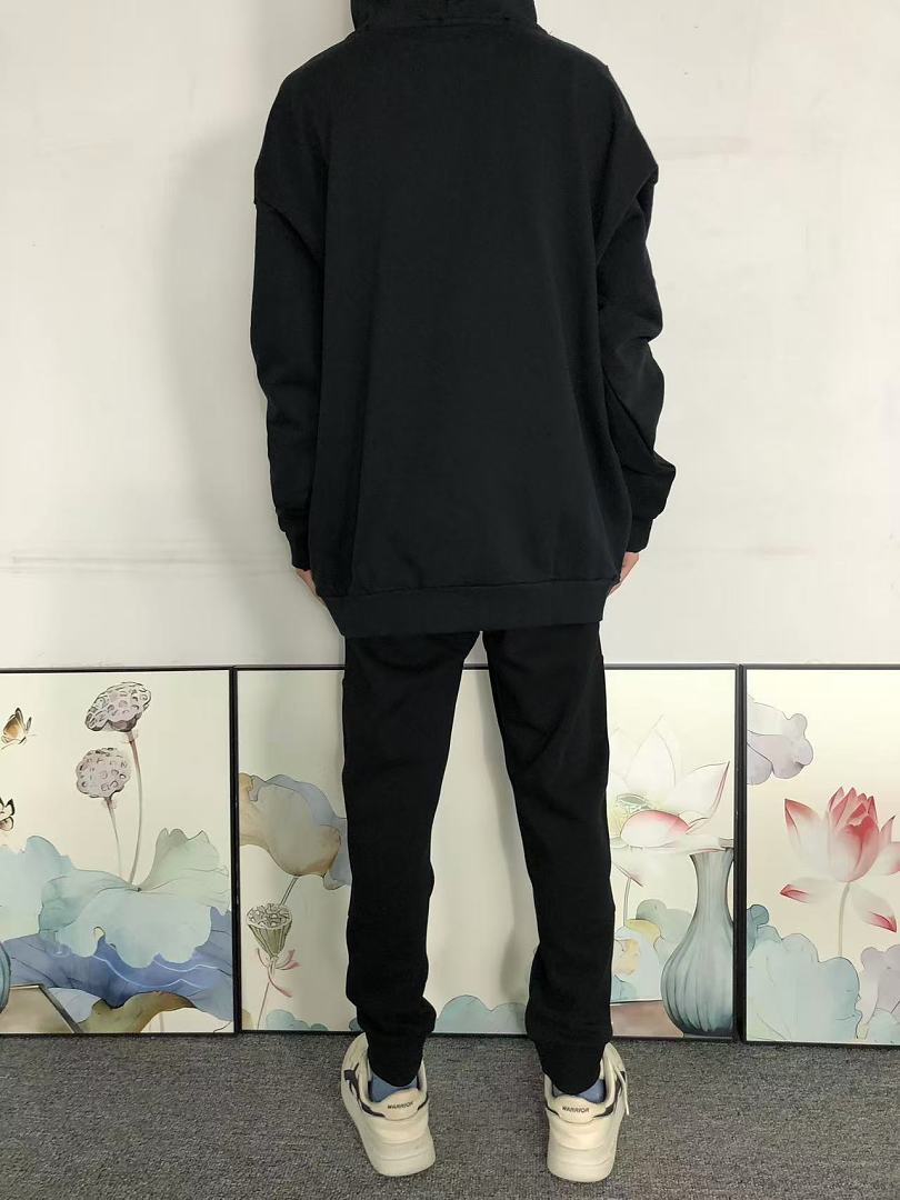 Balenciaga 225 B⭐L⭐⭐⭐IA⭐A HOODIE 42082103163 (Im 170Cm 60Kg I Wear Size S In The Phot) - Image 4