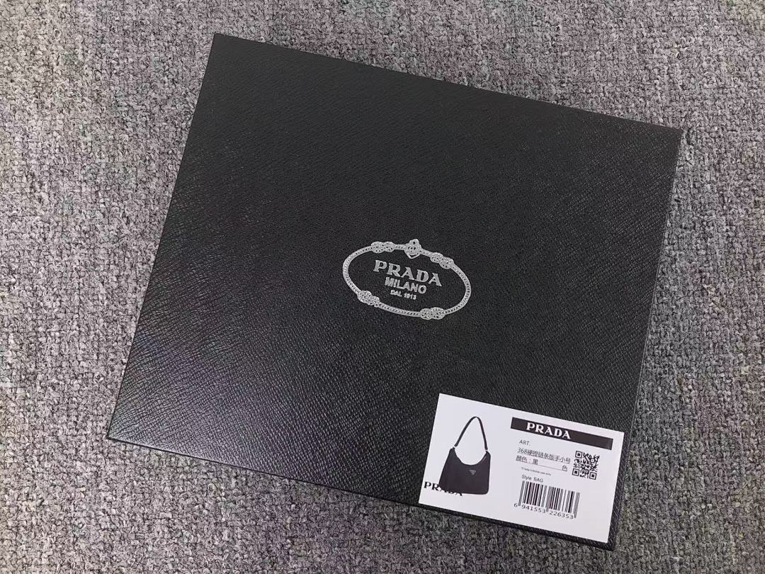 Prada 208 P⭐A⭐A BAG 411110675 (Long 22CM* Wide 6CM* High 15CM) - Image 12