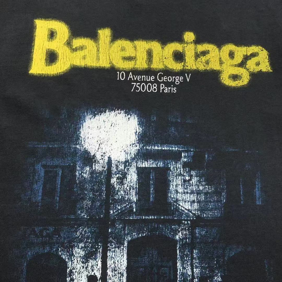 Balenciaga 139 B⭐L⭐⭐⭐IA⭐A T-SHIRT 42062006163 (Im 170Cm 60Kg I Wear Size XS In The Phot) - Image 9