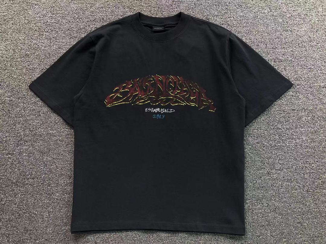 Balenciaga 125 B⭐L⭐⭐⭐IA⭐A T-SHIRT 42042012163 (Im 170Cm 60Kg I Wear Size XS In The Phot) - Image 9