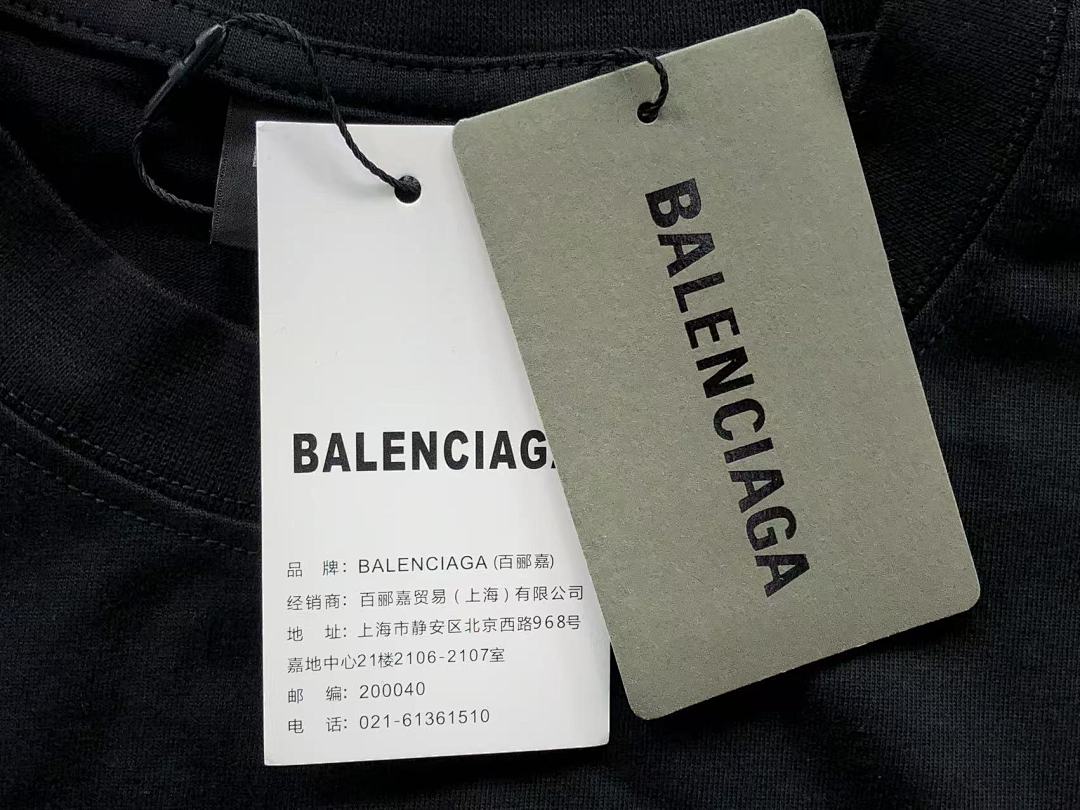 Balenciaga 125 B⭐L⭐⭐⭐IA⭐A T-SHIRT 3102220821 (Im 170Cm 57Kg I Wear Size S In The Phot) - Image 31