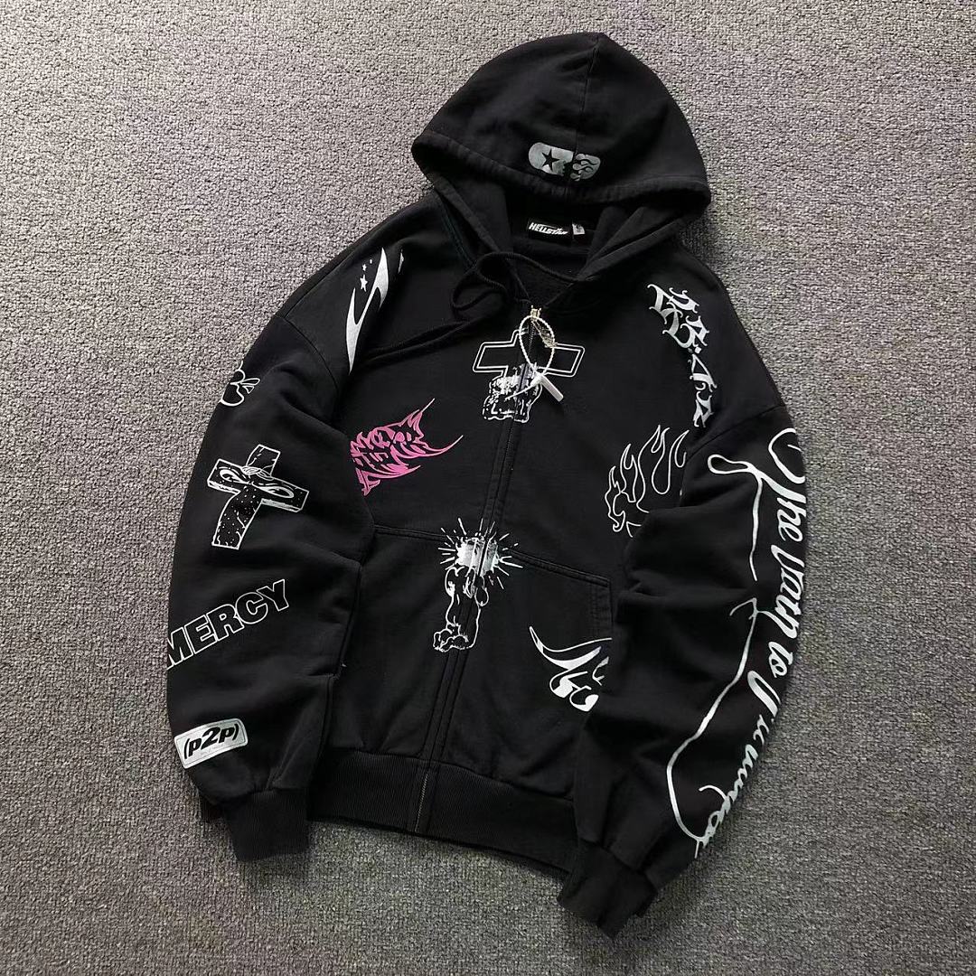Hellstar 308 HELLSTAR HOODIE 3209010672 (Im 170Cm 60Kg I Wear Size M In The Phot)