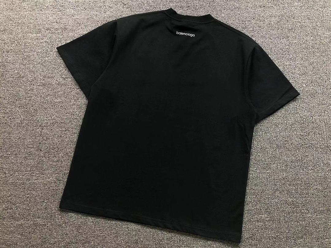 Balenciaga 105 B⭐L⭐⭐⭐IA⭐A T-SHIRT 42061324156 (Im 170Cm 60Kg I Wear Size 2 In The Phot) - Image 14