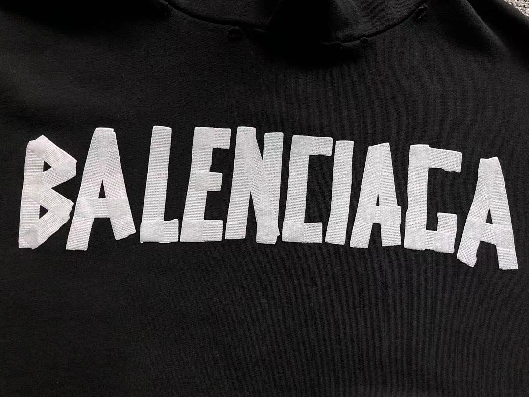 Balenciaga 258 B⭐L⭐⭐⭐IA⭐A HOODIE 31010043221 (Im 170Cm 60Kg I Wear Size M In The Phot) - Image 13