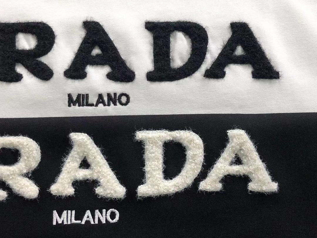Prada 158 P⭐A⭐A T-SHIRT 22051212001 (Im 170Cm 60Kg I Wear Size S In The Phot) - Image 14