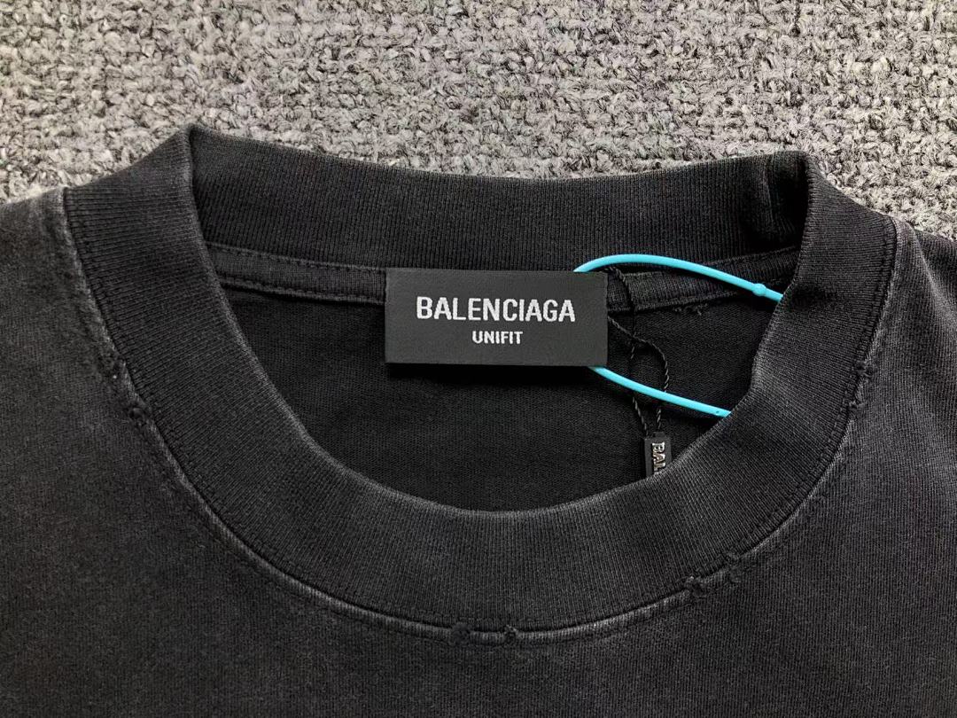 Balenciaga 128 B⭐L⭐⭐⭐IA⭐A T-SHIRT 213041821 (Im 170Cm 55Kg I Wear Size L In The Phot) - Image 18