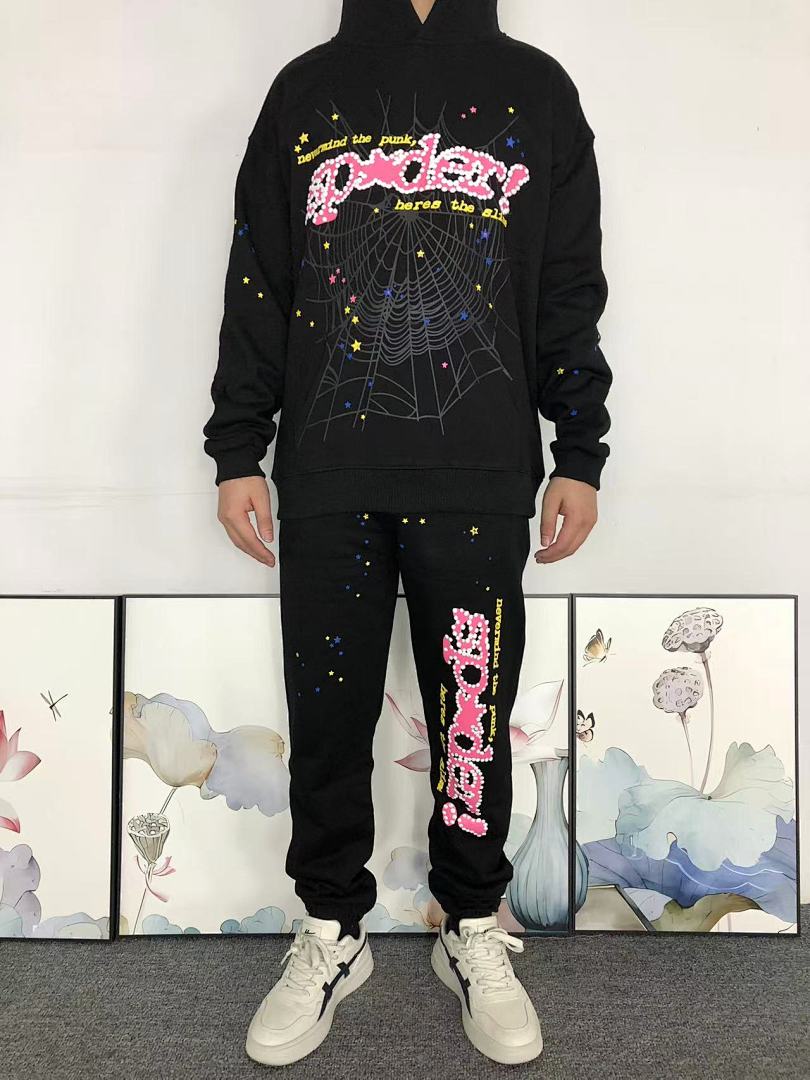 Sp5der TROUSERS 116 SP5DER HOODIE - Image 4