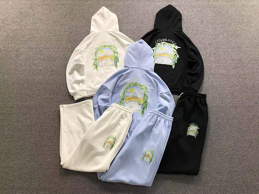 Casablanca 335 CASABLANCA HOODIE TROUSERS 592507127 (Im 170Cm 60Kg I Wear Size XL In The Phot) - Image 6