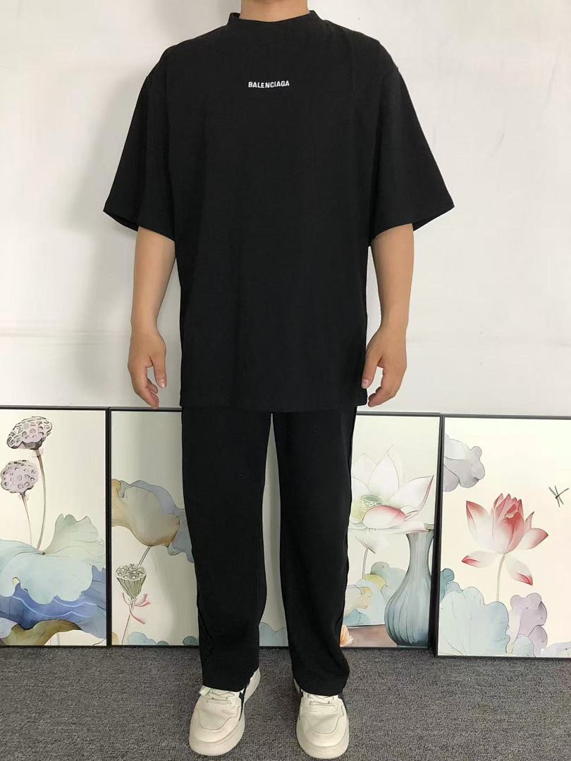 Balenciaga 125 B⭐L⭐⭐⭐IA⭐A T-SHIRT 42040805163 (Im 170Cm 60Kg I Wear Size XS In The Phot) - Image 3