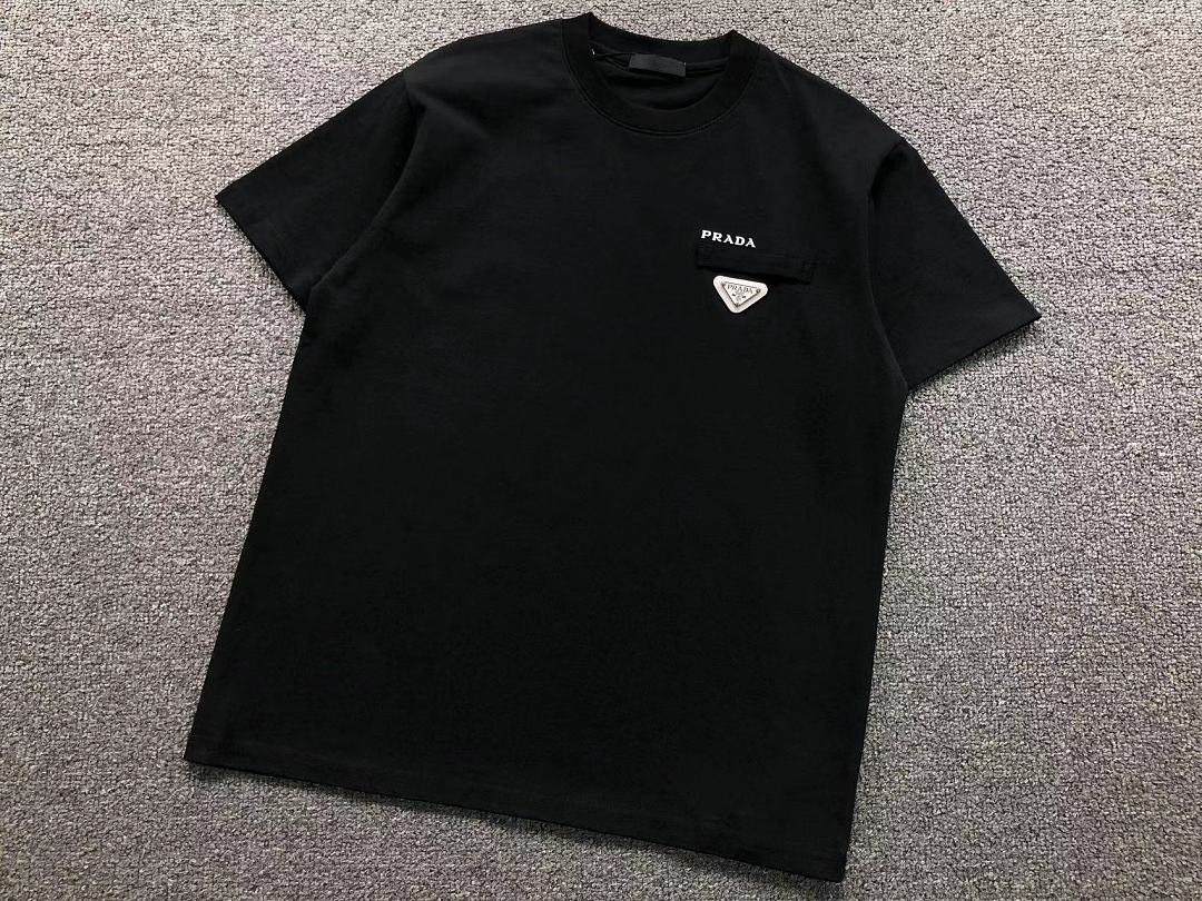 Prada 125 P⭐A⭐A T-SHIRT 2208034315 (Im 170Cm 60Kg I Wear Size S In The Phot) - Image 10