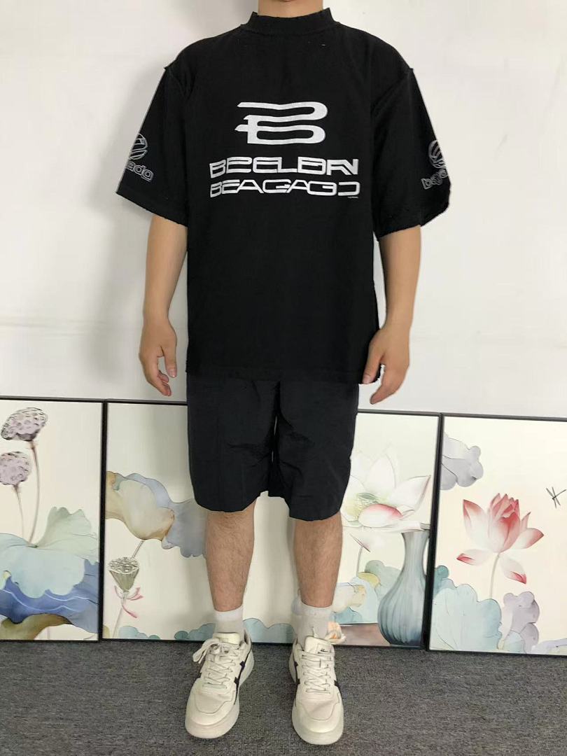 Balenciaga 125 B⭐L⭐⭐⭐IA⭐A T-SHIRT 42041303163 (Im 170Cm 60Kg I Wear Size XS In The Phot) - Image 3
