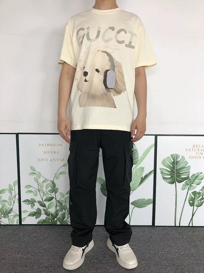 Gucci 85 G⭐C⭐I T-SHIRT 5042655101 (Im 170Cm 60Kg I Wear Size S In The Phot) - Image 3
