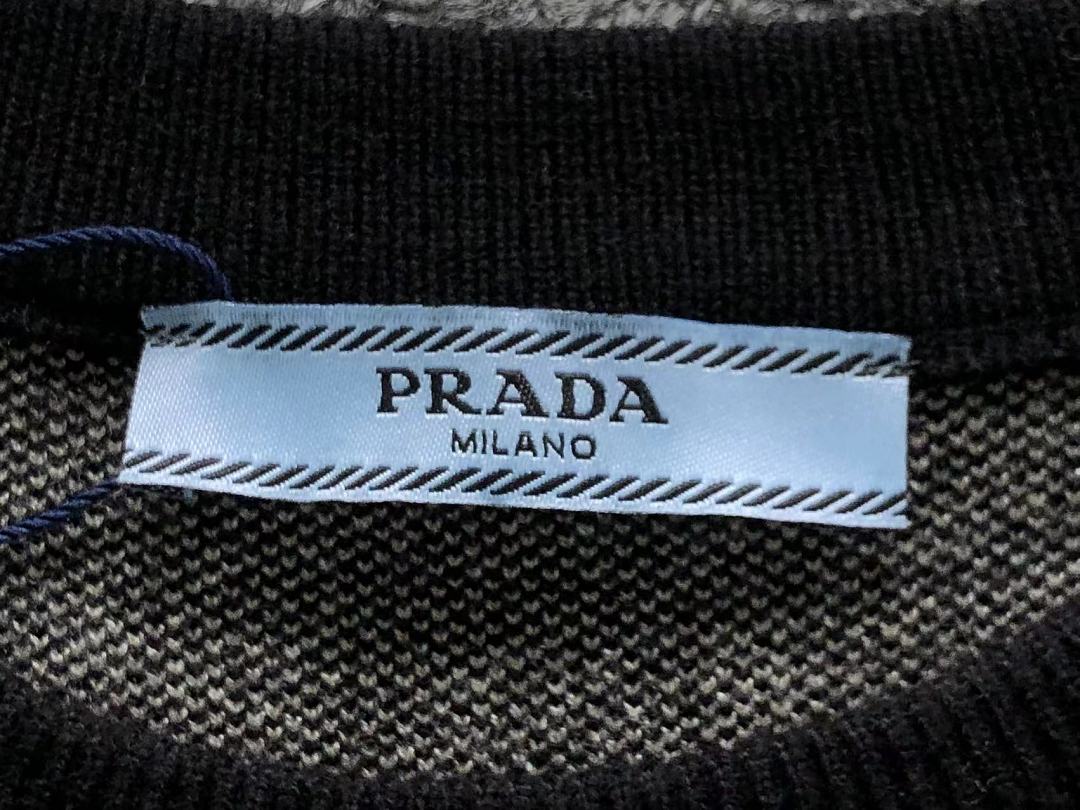 Prada 208 P⭐A⭐A SWEATER 3208110821 (Im 170Cm 60Kg I Wear Size L In The Phot) - Image 11