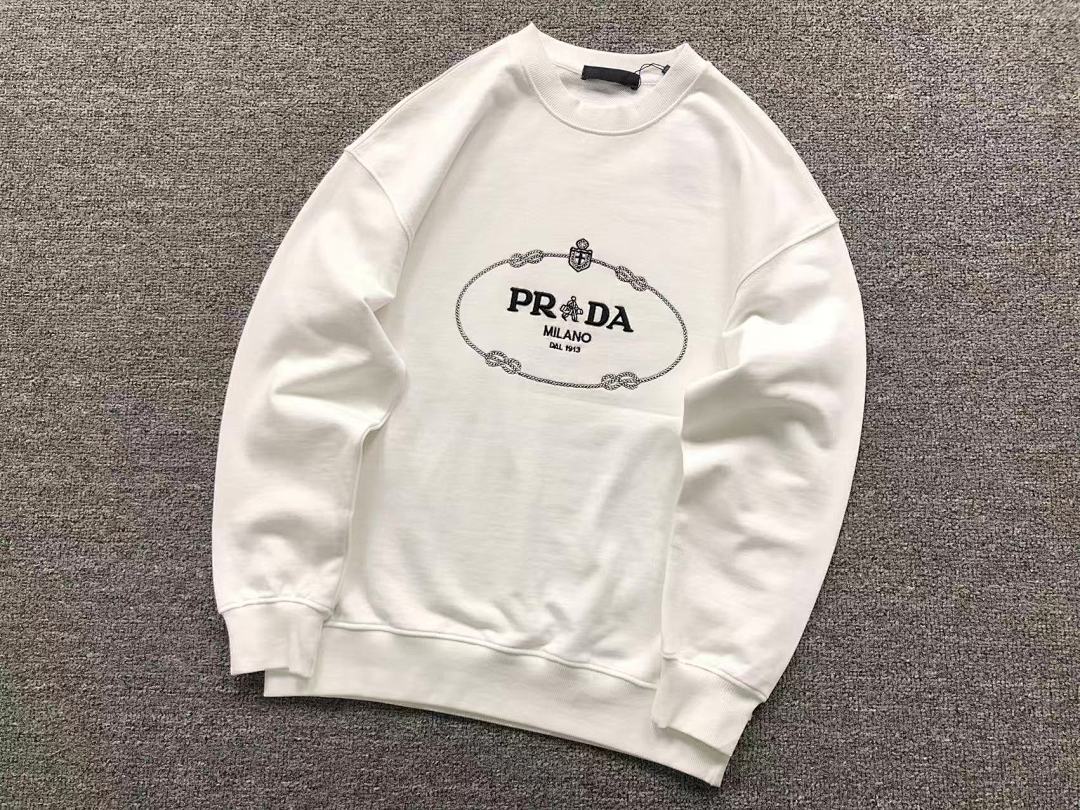 Prada 128 P⭐A⭐A HOODIE 59280681 (Im 170Cm 60Kg I Wear Size S In The Phot) - Image 7