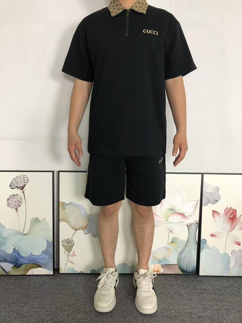 Gucci 218 G⭐C⭐I POLO SHORTS 5241625147 (Im 170Cm 60Kg I Wear Size L In The Phot) - Image 4