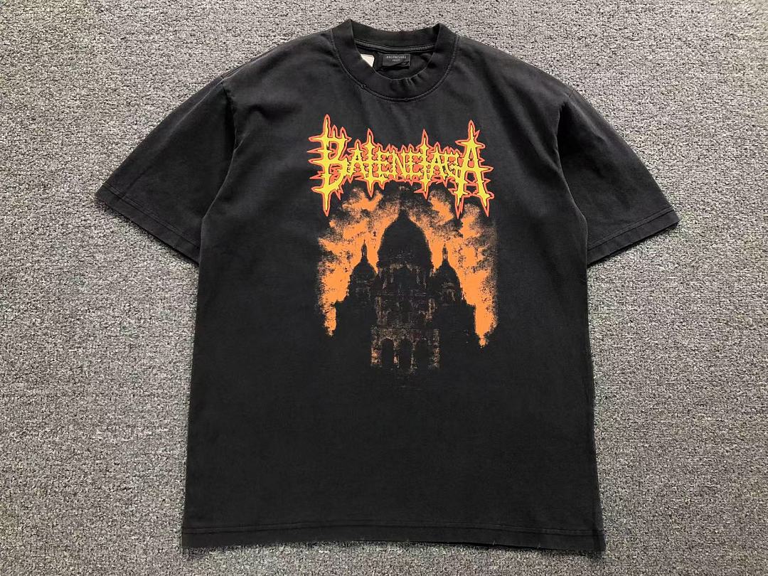 Balenciaga 125 B⭐L⭐⭐⭐IA⭐A T-SHIRT 3205030721 (Im 170Cm 60Kg I Wear Size S In The Phot) - Image 5