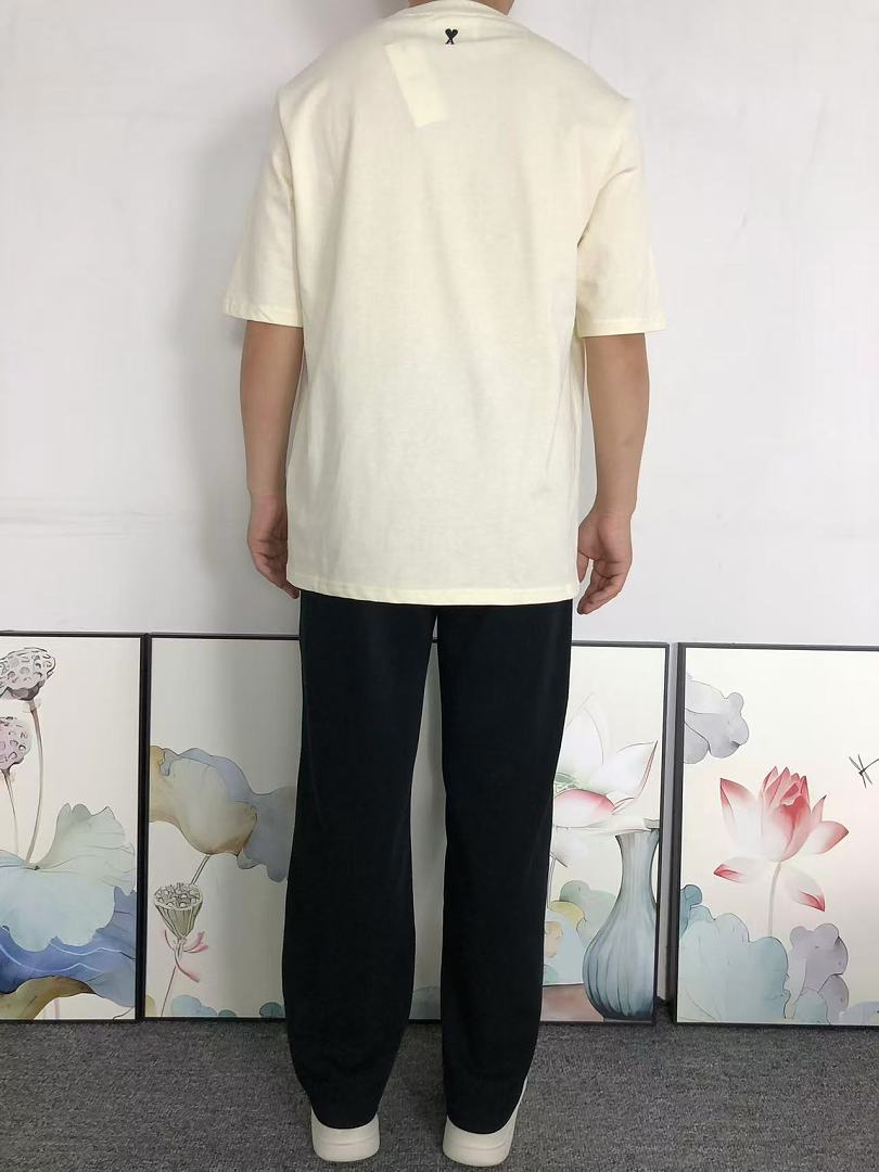 AMI 108 AMI T-SHIRT 22042020125 (Im 170Cm 60Kg I Wear Size M In The Phot) - Image 4