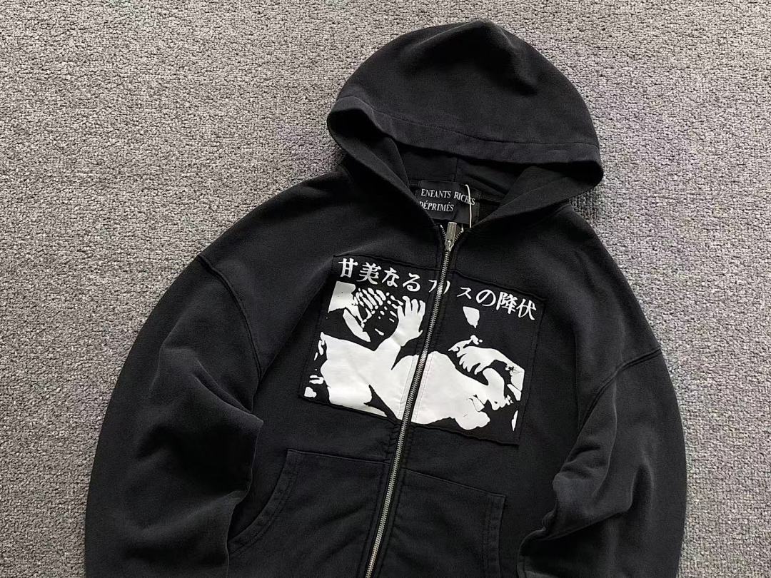 Chanel 178 ENFANTS RICHES DEPRIMES HOODIE 511614162 (Im 170Cm 60Kg I Wear Size S In The Phot) - Image 7