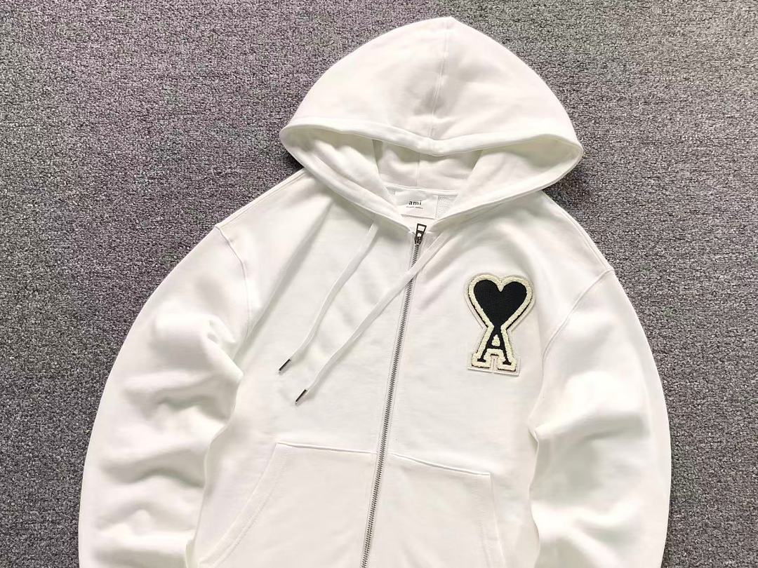 AMI 208 TROUSERS 178 AMI HOODIE - Image 9