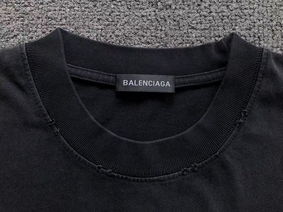 Balenciaga 118 B⭐L⭐⭐⭐IA⭐A T-SHIRT 42013112133 (Im 170Cm 60Kg I Wear Size 2XL In The Phot) - Image 23