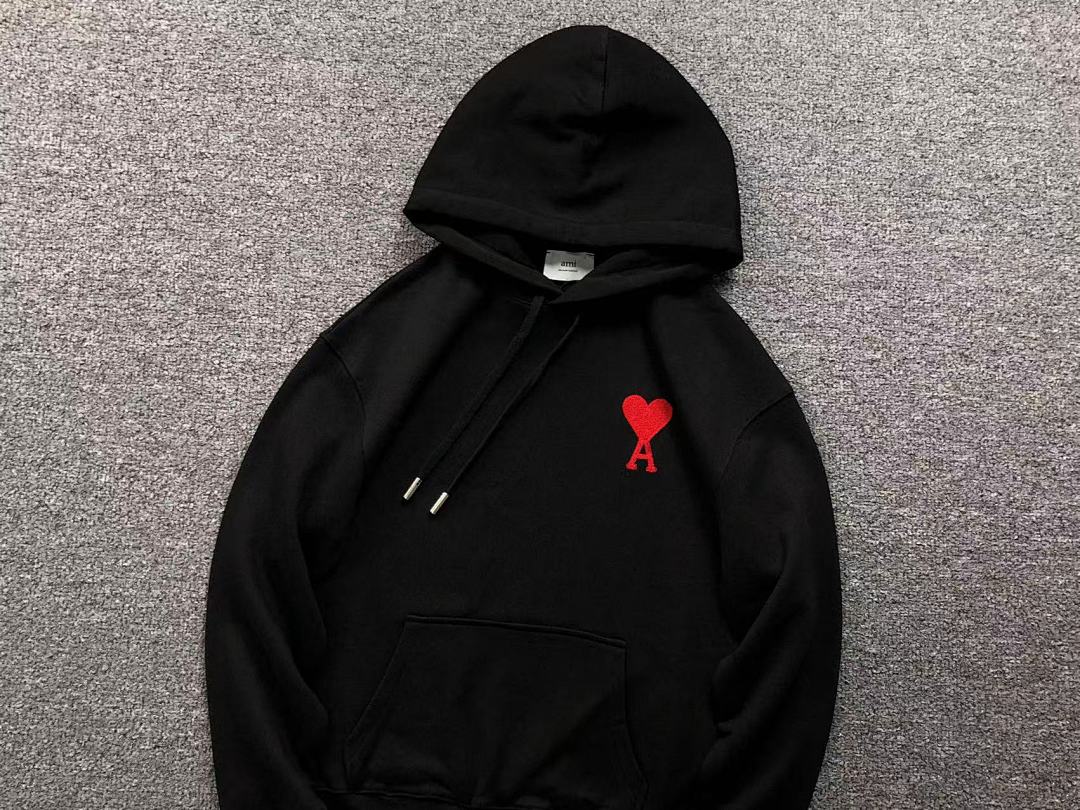 AMI 158 AMI HOODIE 3201081417 (Im 170Cm 60Kg I Wear Size S In The Phot) - Image 16