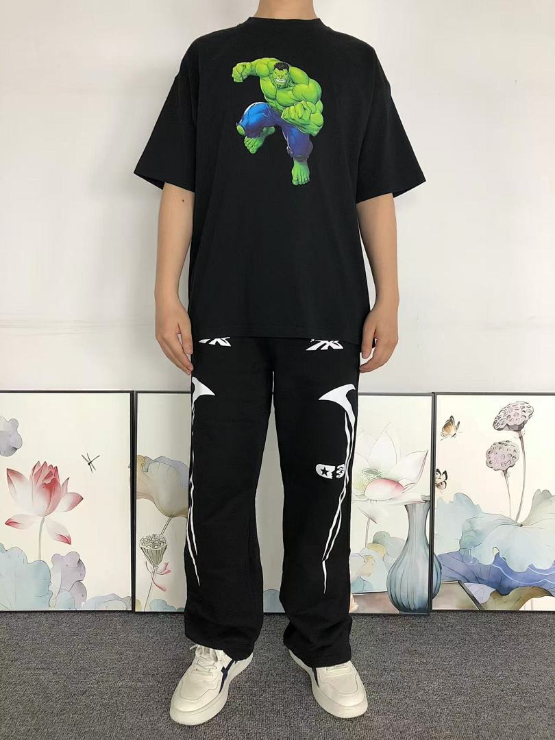 Balenciaga 95 B⭐L⭐⭐⭐IA⭐A T-SHIRT 1105190299 (Im 170Cm 60Kg I Wear Size M In The Phot) - Image 3