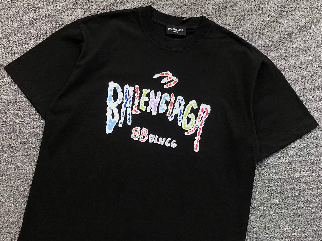 Balenciaga 108 B⭐L⭐⭐⭐IA⭐A T-SHIRT 41081919133 (Im 170Cm 60Kg I Wear Size S In The Phot) - Image 12