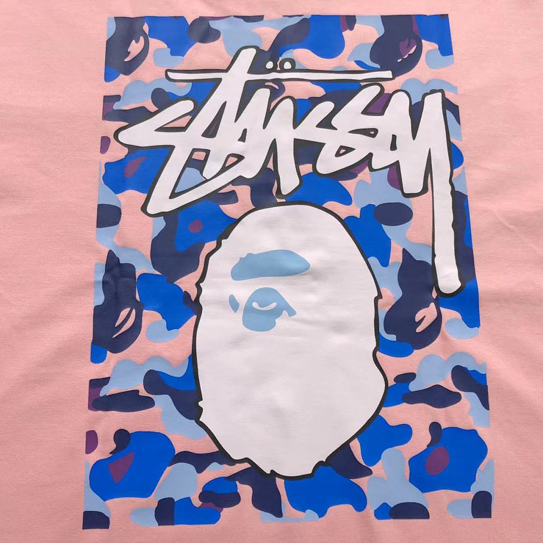 Bape 78 BAPE STUSSY T-SHIRT 1102090442 (Im 170Cm 55Kg I Wear Size S In The Phot) - Image 42