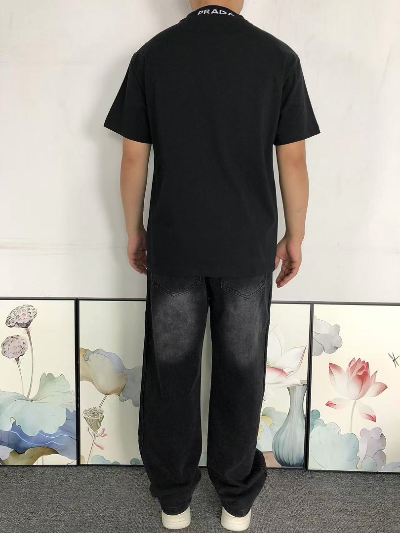Prada 125 P⭐A⭐A T-SHIRT 2208034615 (Im 170Cm 60Kg I Wear Size S In The Phot) - Image 4