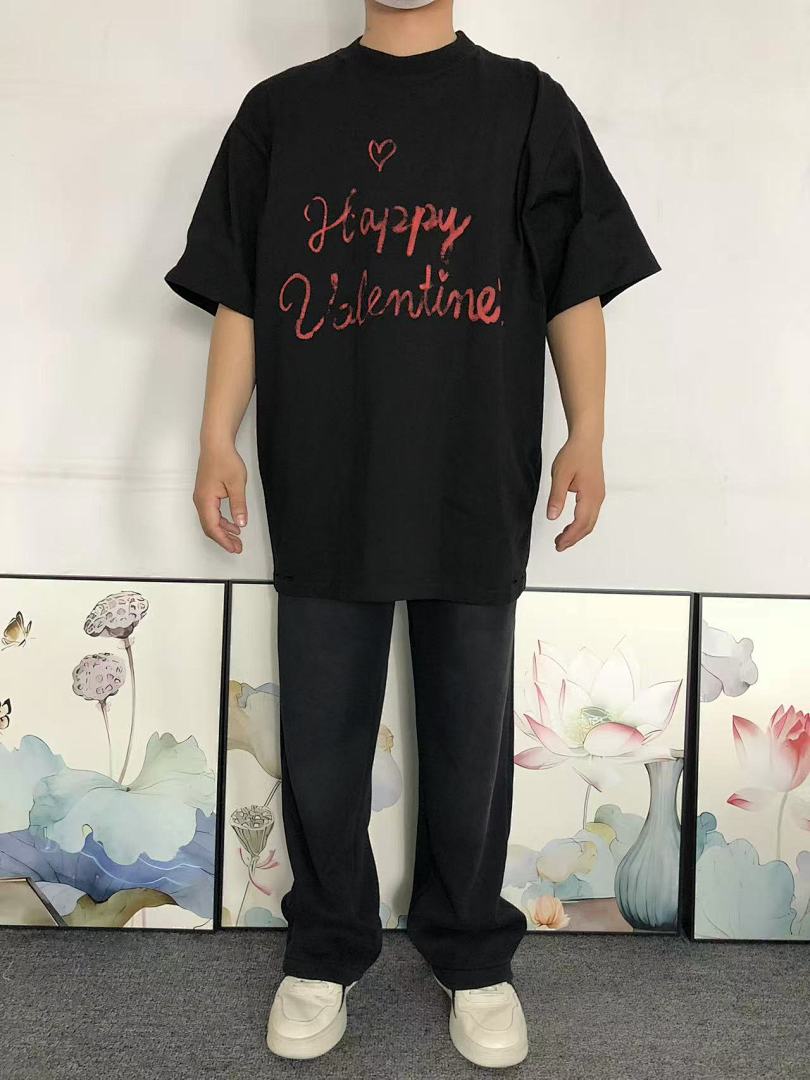 Balenciaga 115 B⭐L⭐⭐⭐IA⭐A T-SHIRT 5212220136 (Im 170Cm 60Kg I Wear Size L In The Phot) - Image 3