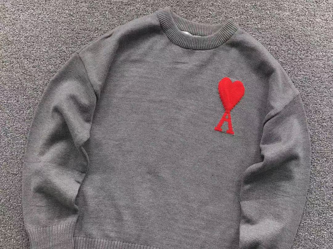 AMI 188 AMI SWEATER 21103062001 (Im 170Cm 60Kg I Wear Size L In The Phot) - Image 12