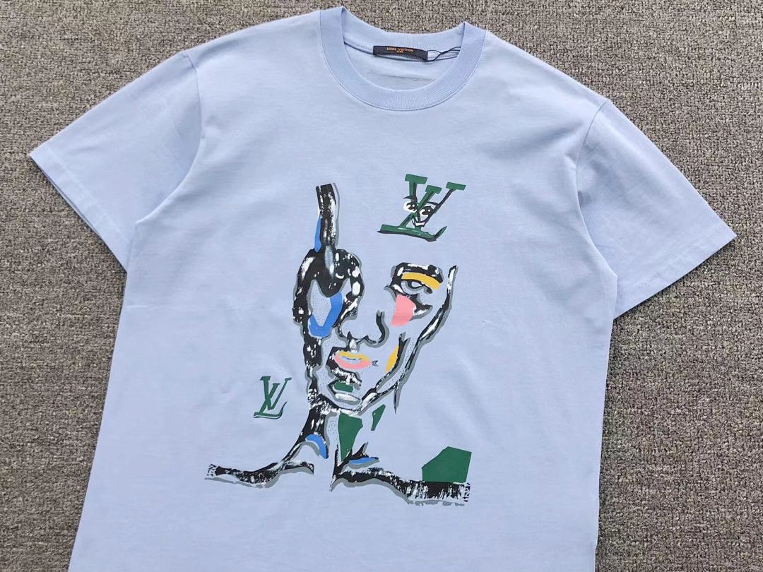 Louis Vuitton 128 L⭐ T-SHIRT 1101170521 (Im 170Cm 57Kg I Wear Size M In The Phot) - Image 11
